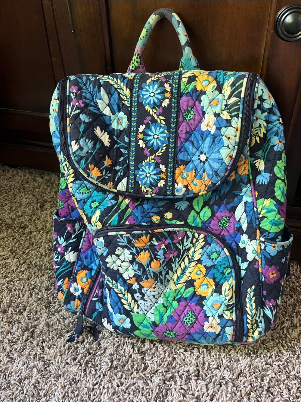 Vera Bradley Floral Backpack in Multicolor